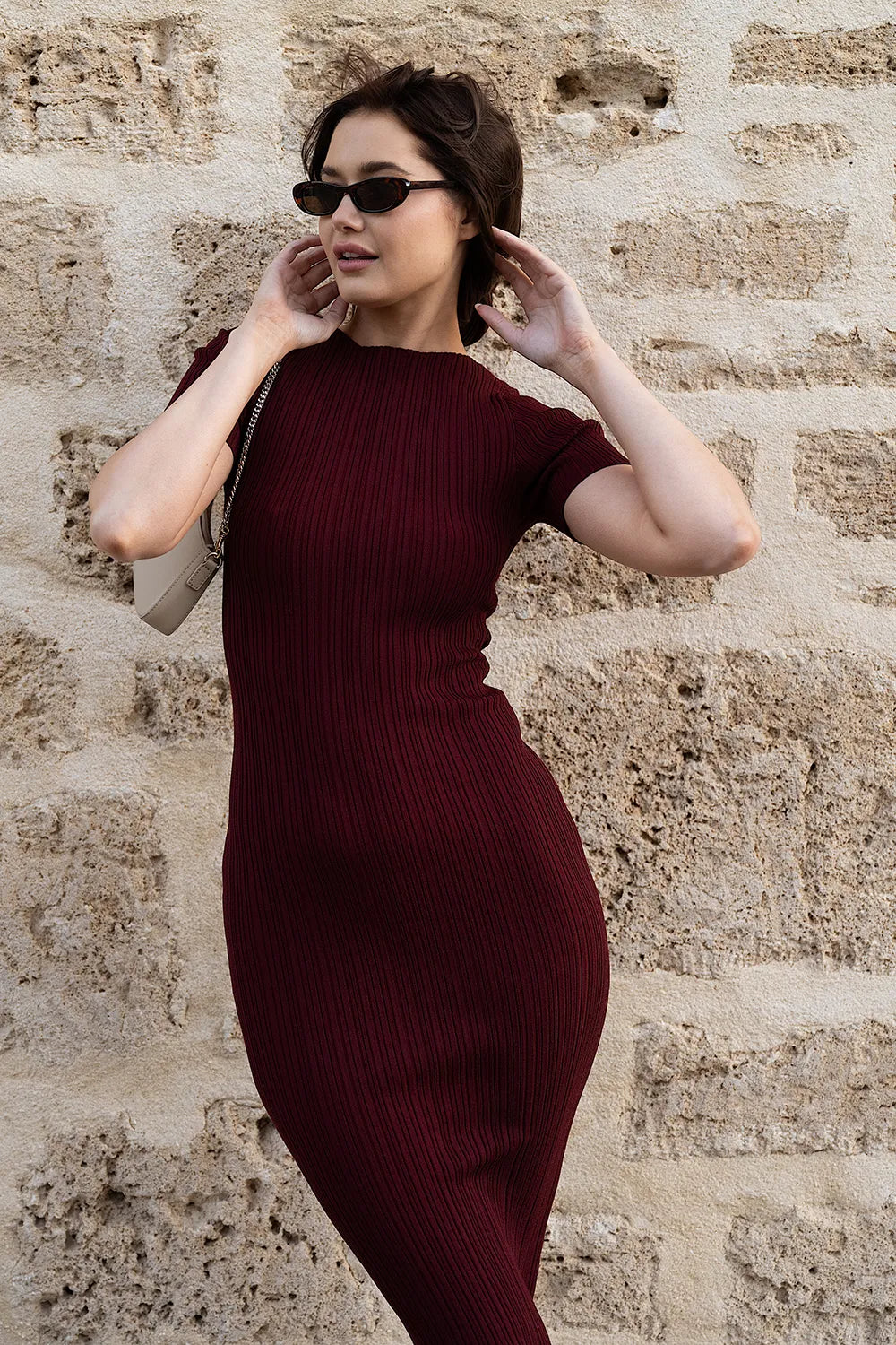 Calliope Midi Knit Dress
