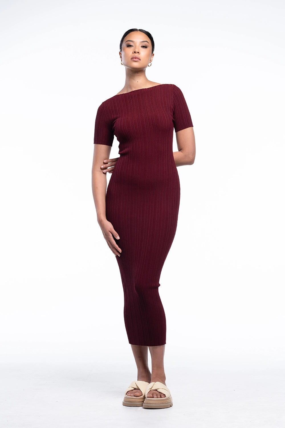 Calliope Midi Knit Dress